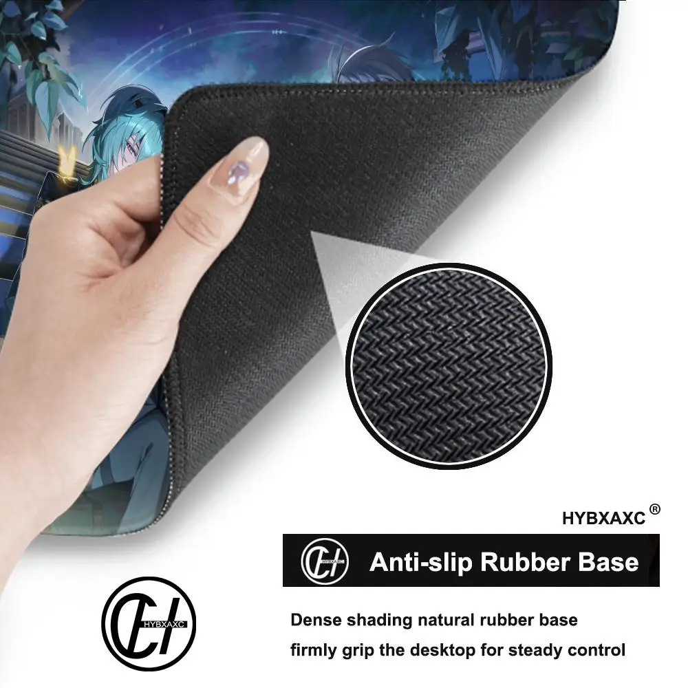 Game Computer Accessories Large Rubber Keyboard Mats Honkai Star Rail Cyrene Castorice Lock Edge Mousepad Chrysos Heir Mouse Pad