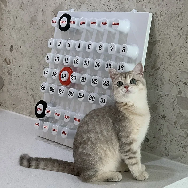 Personalized calendar retro creative perpetual calendar Internet celebrity ins style home decoration ornament desktop shooting