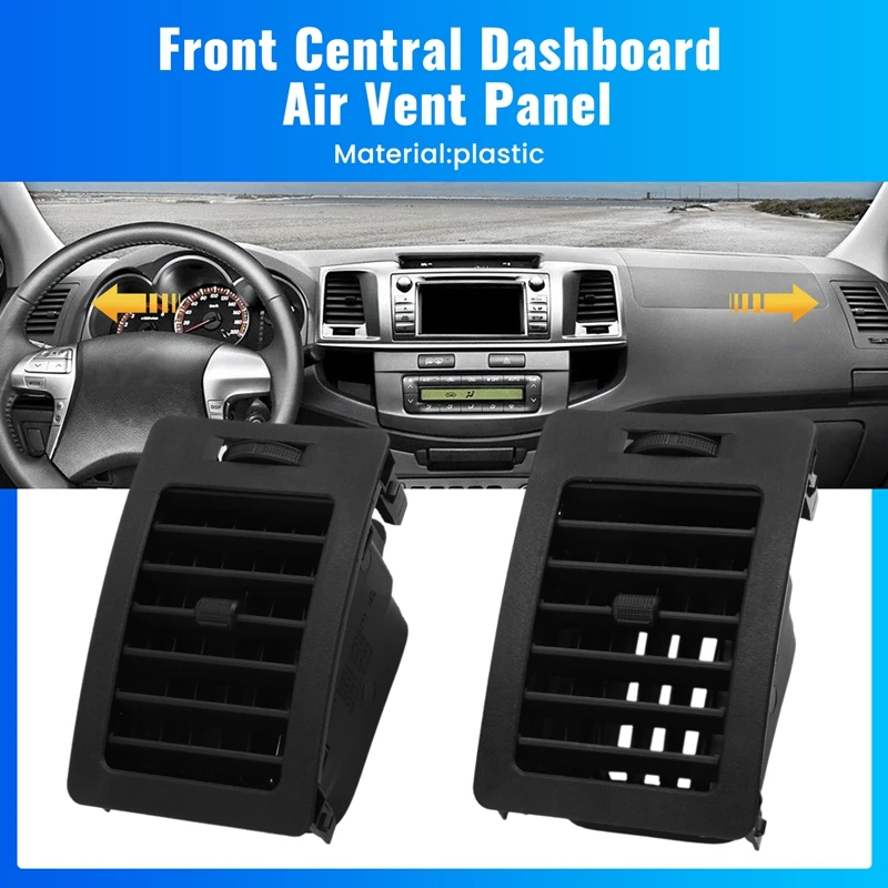 

Left/Right Front Central Dashboard Air Vent Panel Air Conditioning Outlet Grille For Toyota Hilux VIGO 2004-2015
