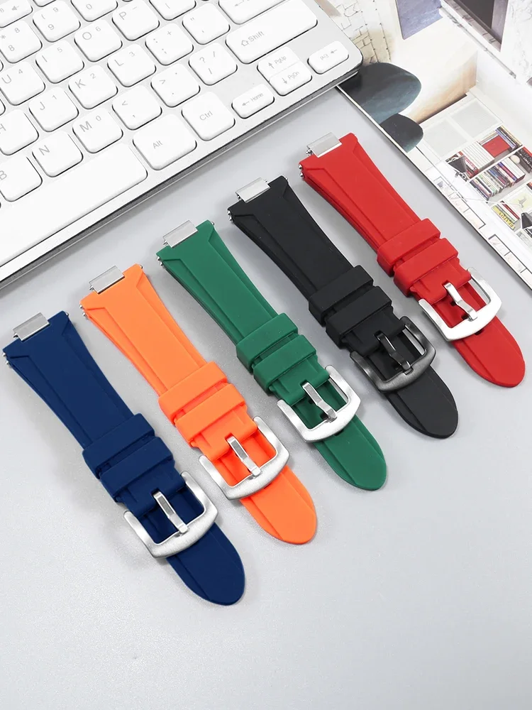 

Suitable for Tissot PRX Super Player T137.410/407 Series Men's Waterproof Silicone Strap with 12mm Raised Mouth