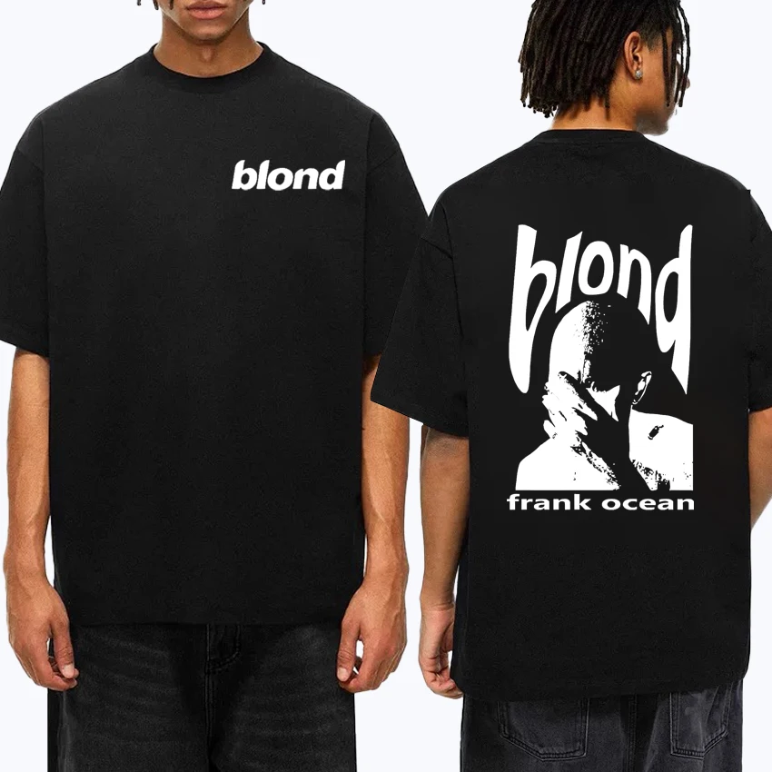 

2025 Rapper Frank Street Hip Hop Summer Oversized t-shirt Crew Neck 100% Cotton Men Women short sleeve T shirt Unisex clothing