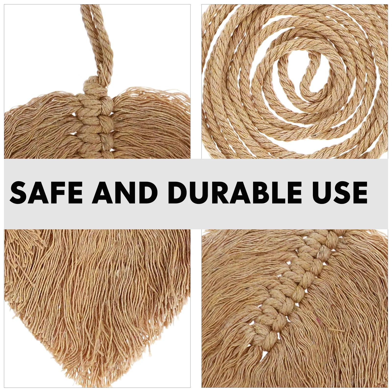 2 Buah Pengikat Tirai Rajut Gaya Bohemian Tali Tirai Dekoratif Cantik untuk Rumah Ruang Tamu Kamar Tidur Kantor Hiasan Dinding