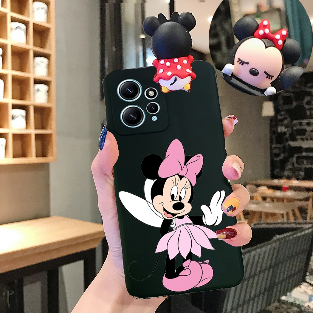 Cartoon 3D Mickey Minnie Cute Tpu Case For Realme C53 C21Y C25Y C25 C21 C12 C15 C20 C35 C33 C55 C67 C51 C30 C31 12 Pro Note 50