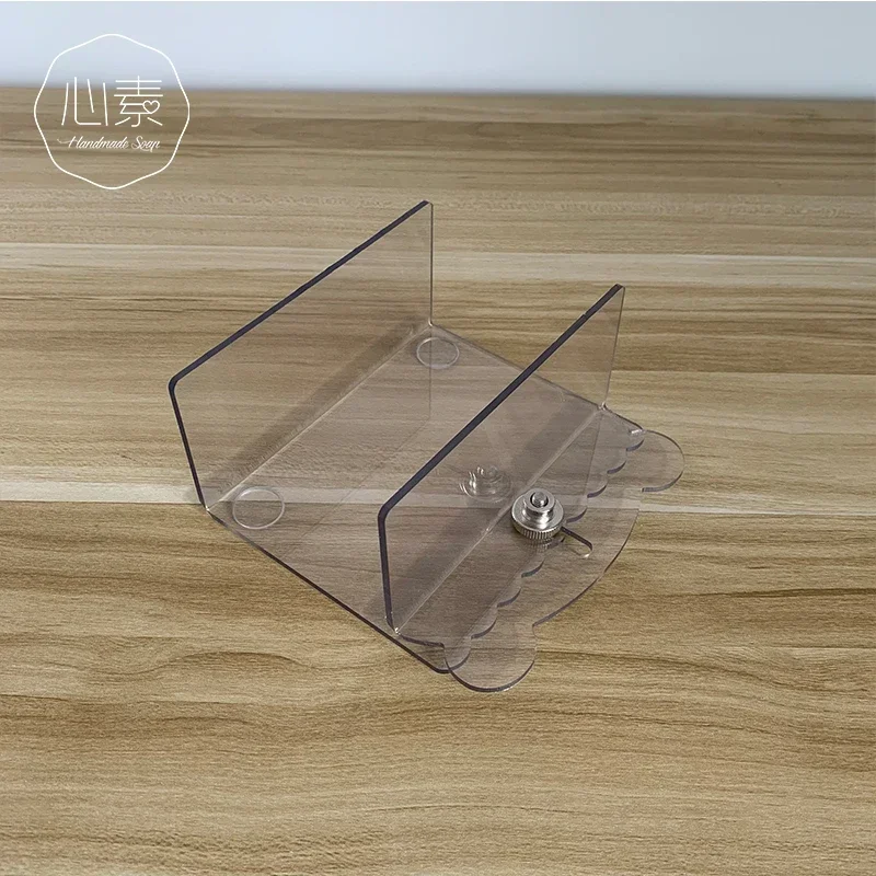 7cm Handmade Soap Loaf Mold Silicone Soap Mold with Acrylic Holder Soap Making Set DIY Shaping Tools 