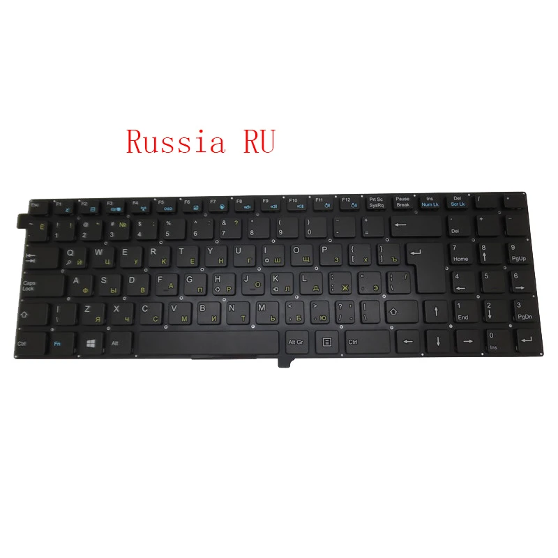 Laptop Keyboard For Shuttle NH5CU01 NH5KB11 NH5BT15 MP-12C98SU-F51W 12C9F510SUW-C SF-2196 002-12C98LHB03+ Russia RU NEW