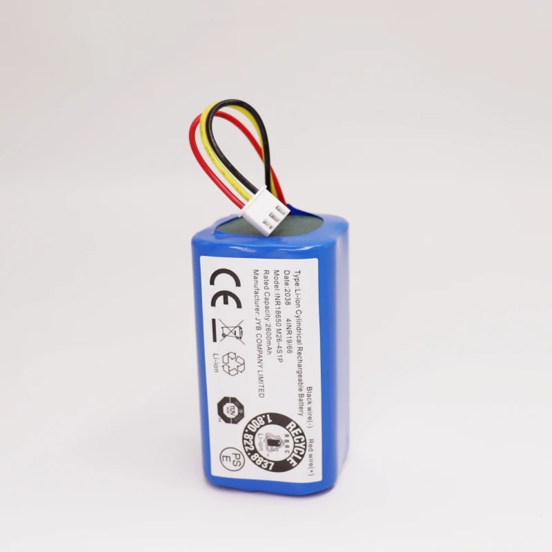 Bateria de aspirador para Chuwi, Polaris, Kitfort, DIBEA, Ecovacs, iBoto, iLife, Genio, Liectoux, Xiaomi, 4S1P, 3200mAh, 14.8V, 14.4V