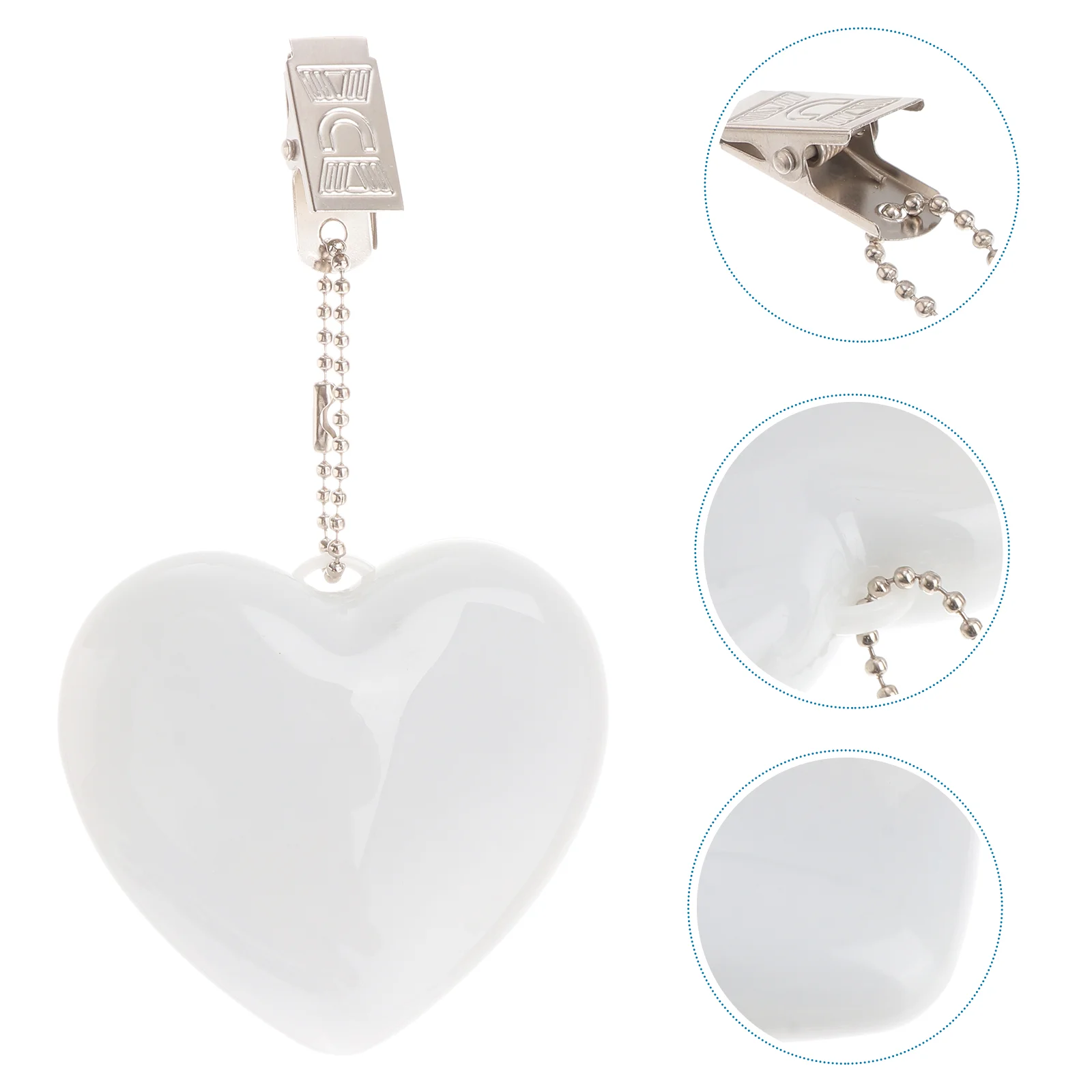 Backpack Light Touch Sensor Handbag Work Night Miss Hanging Heart Shape for Purse Tote