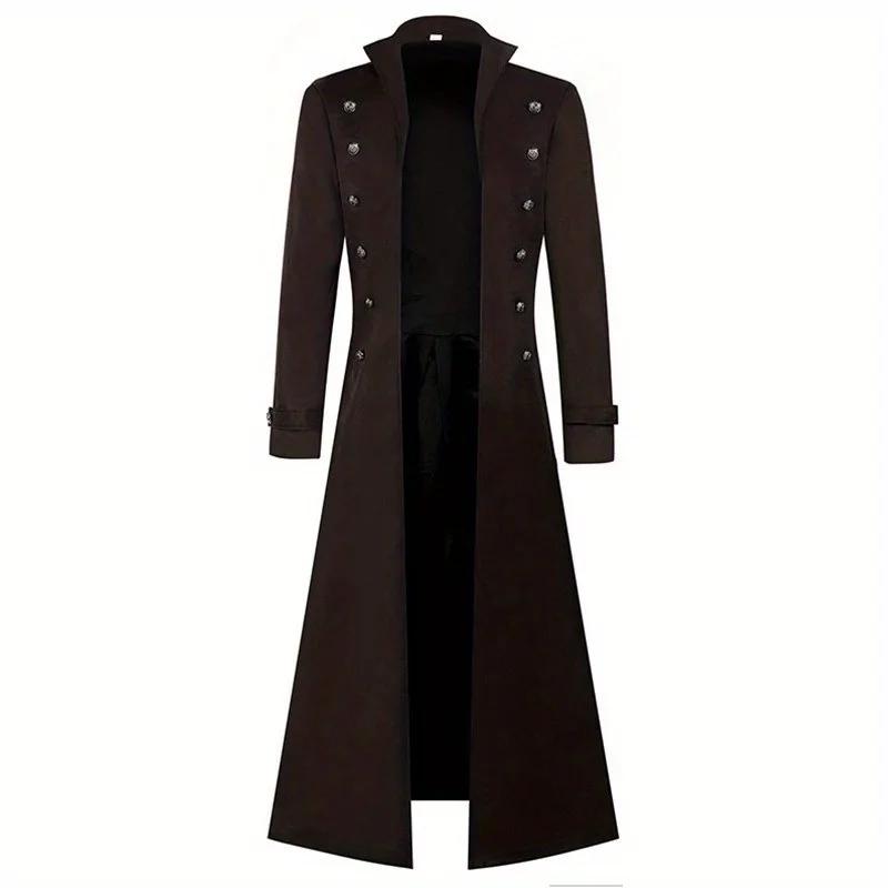سترة Steampunk القوطية - معطف موحد من العصر الفيكتوري للرجال #3