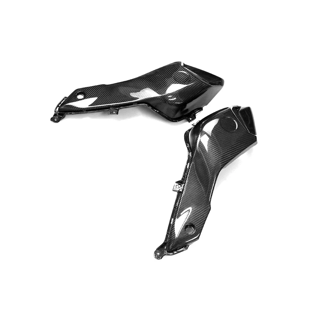 

For MT07 FZ07 MT-07 FZ-07 2014-2017 Motorcycle Fairing 3k Carbon Fiber Upper Side Air Intake Panels Protection Covers