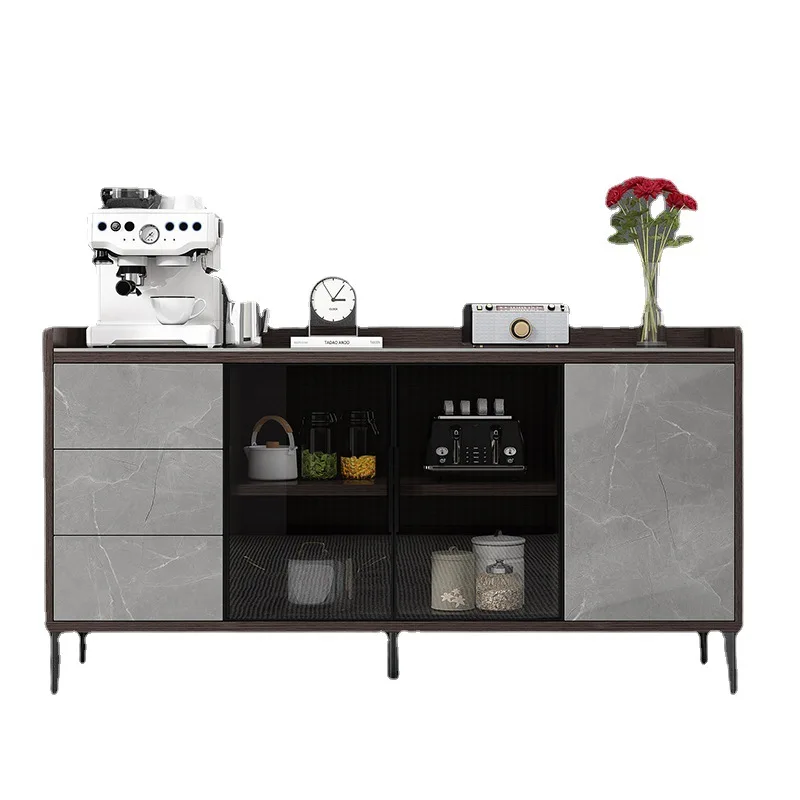 

2025 new dining side cabinet modern narrow tea cabinet living room light luxury household large-capacity storage cabinet