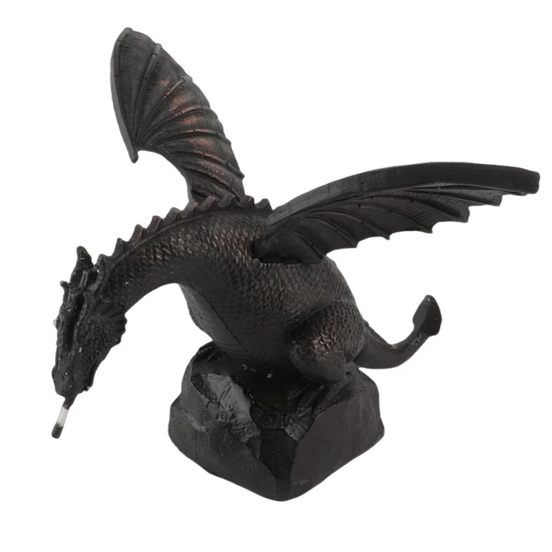Garden Dragon Statue Fountain Dragon Ornament Resin Water Feature Sculpture For Home Garden Decoration