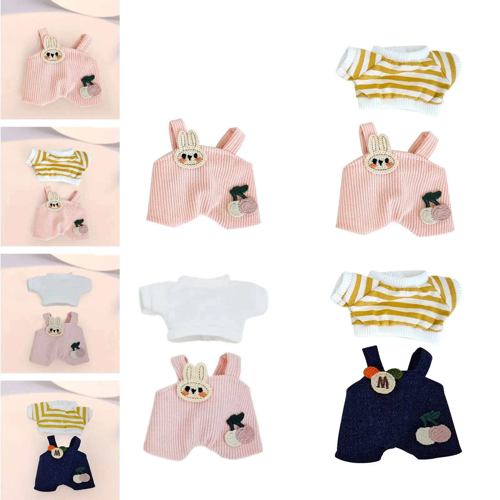 17cm boneca acessórios calças bonito boneca roupas adorável vestir-se confortável boneca roupas brinquedo para 17cm pingente boneca crianças brinquedos