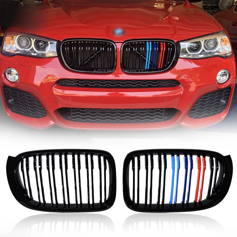 

Совершенно новая глянцевая черная передняя решетка M цвета, Лидер продаж 51117338571 51117338572 для BMW X3 F25 X4 F26 2015-2017