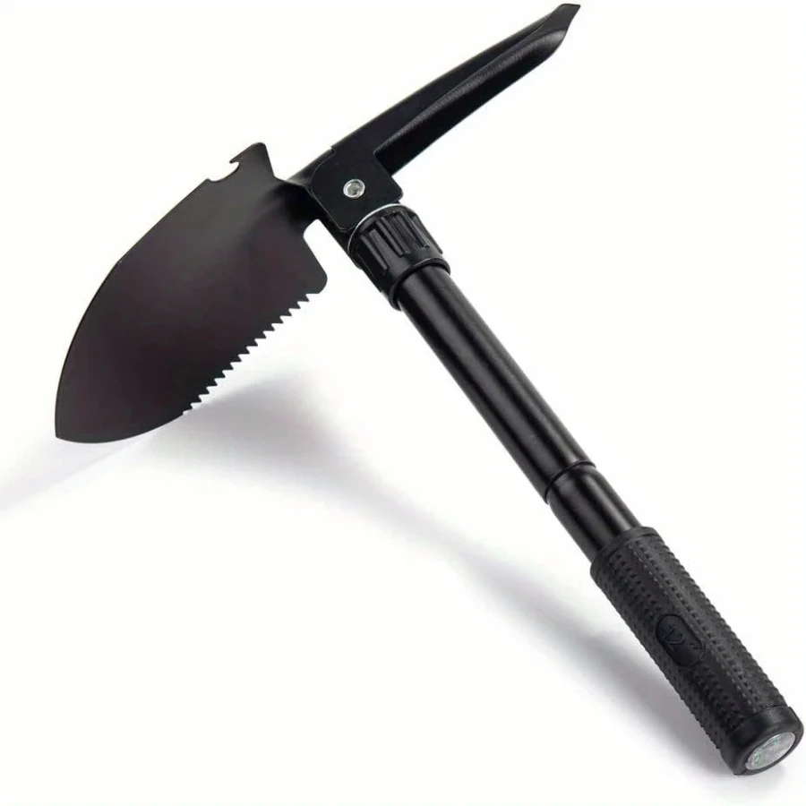 

2025 Outdoor military shovel folding engineer shovel shovel multi-function small manganese steel military shovel fishing shovel