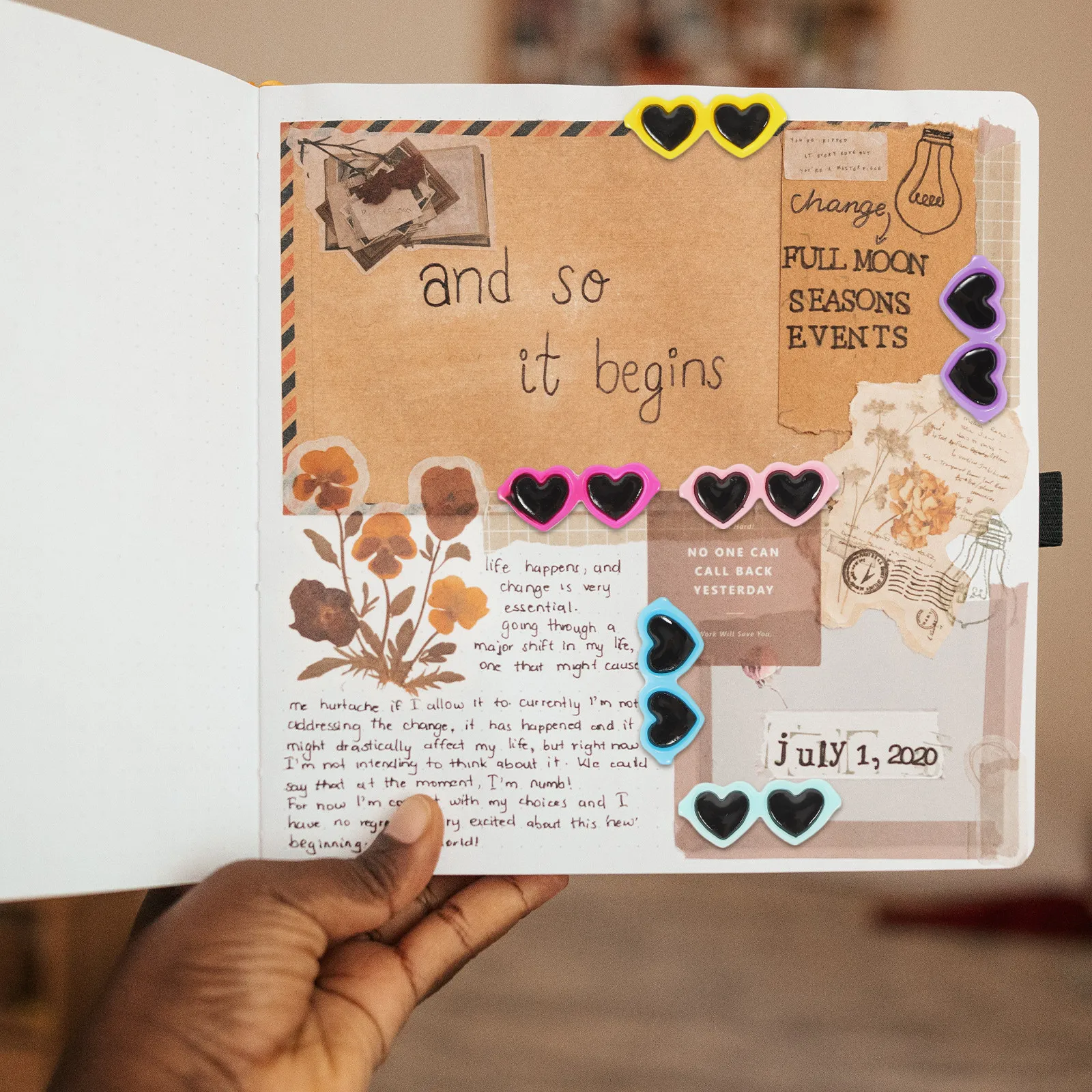 

40pcs Mini Peach Heart Sunglasses Charms Resin Diy Hair Clip Phone Case Decor Craft Accessories For Jewelry Making Bags Clothes