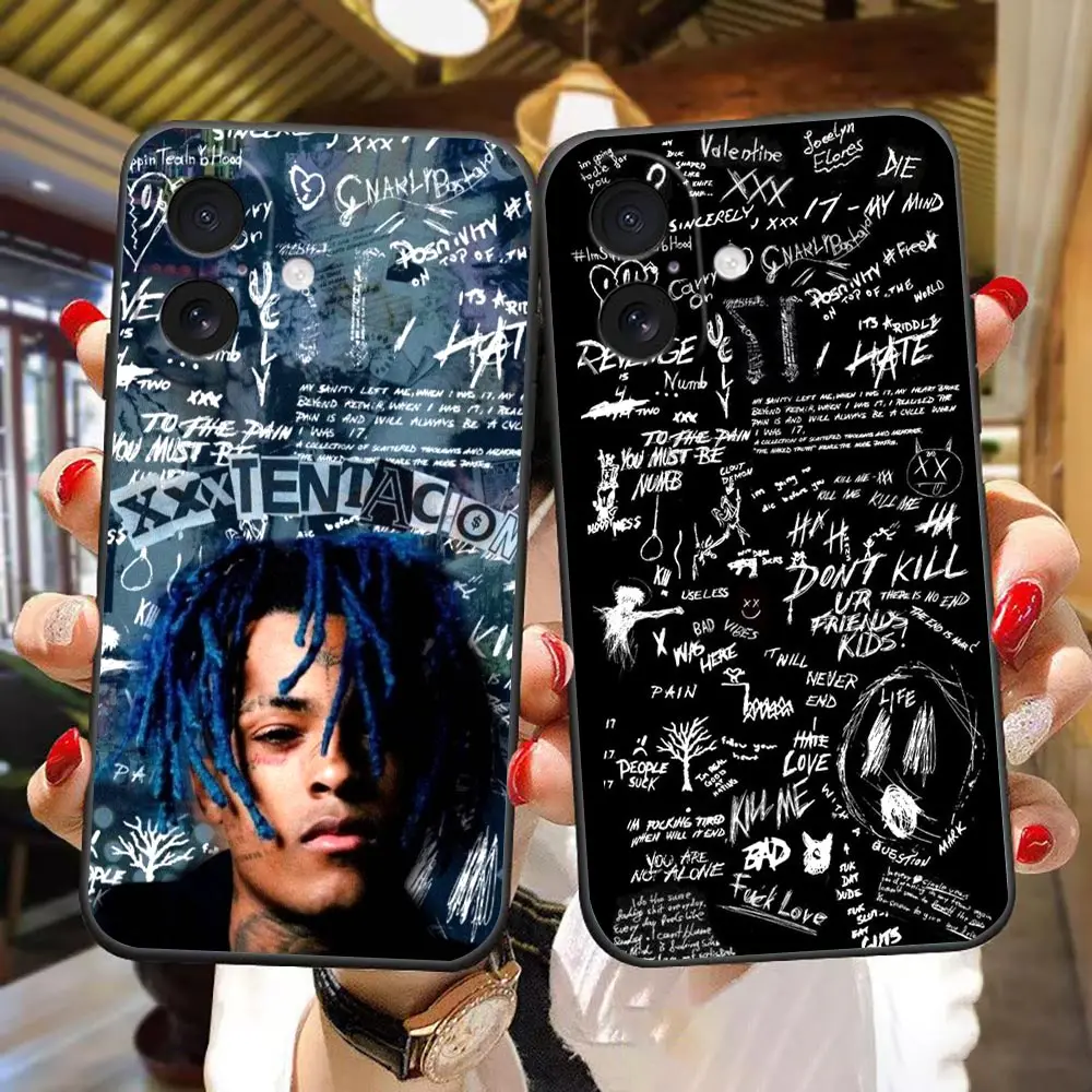 Phone Case For iphone Apple 18 17 17E 16E 16 15 14 8 7 Plus 13 12 11 XR Pro Max Funda Coque Shell Cover Singer X-XXXTENTACION 17