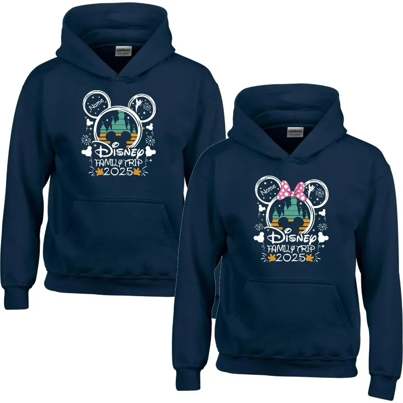 

Толстовки Disneyland, топы с Микки и Минни, семейные путешествия Disney 2025, пуловеры для пар Disneyland Paris, топы унисекс