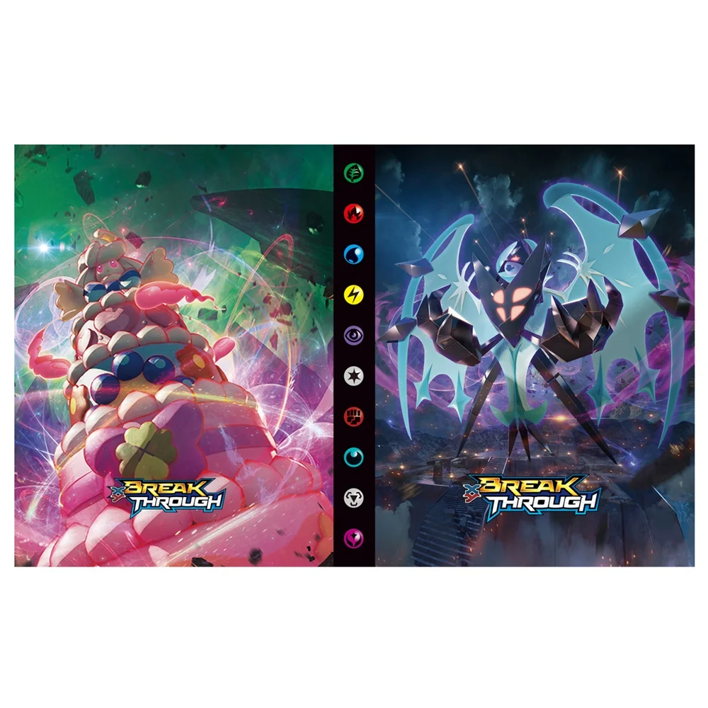 240 stuks Charizard Mewtwo houder map collectie map kaarthulzen beschermer notitieboekje Pokemon album kaart opbergboek display