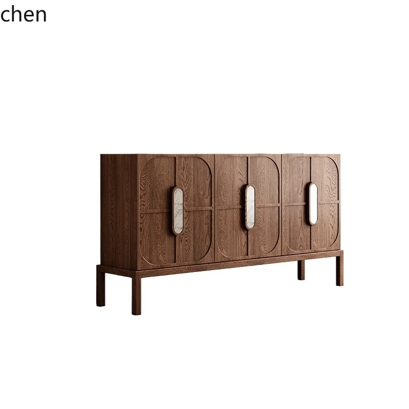 

HSN porch cabinet black walnut side cabinet locker living room porch storage cabinet