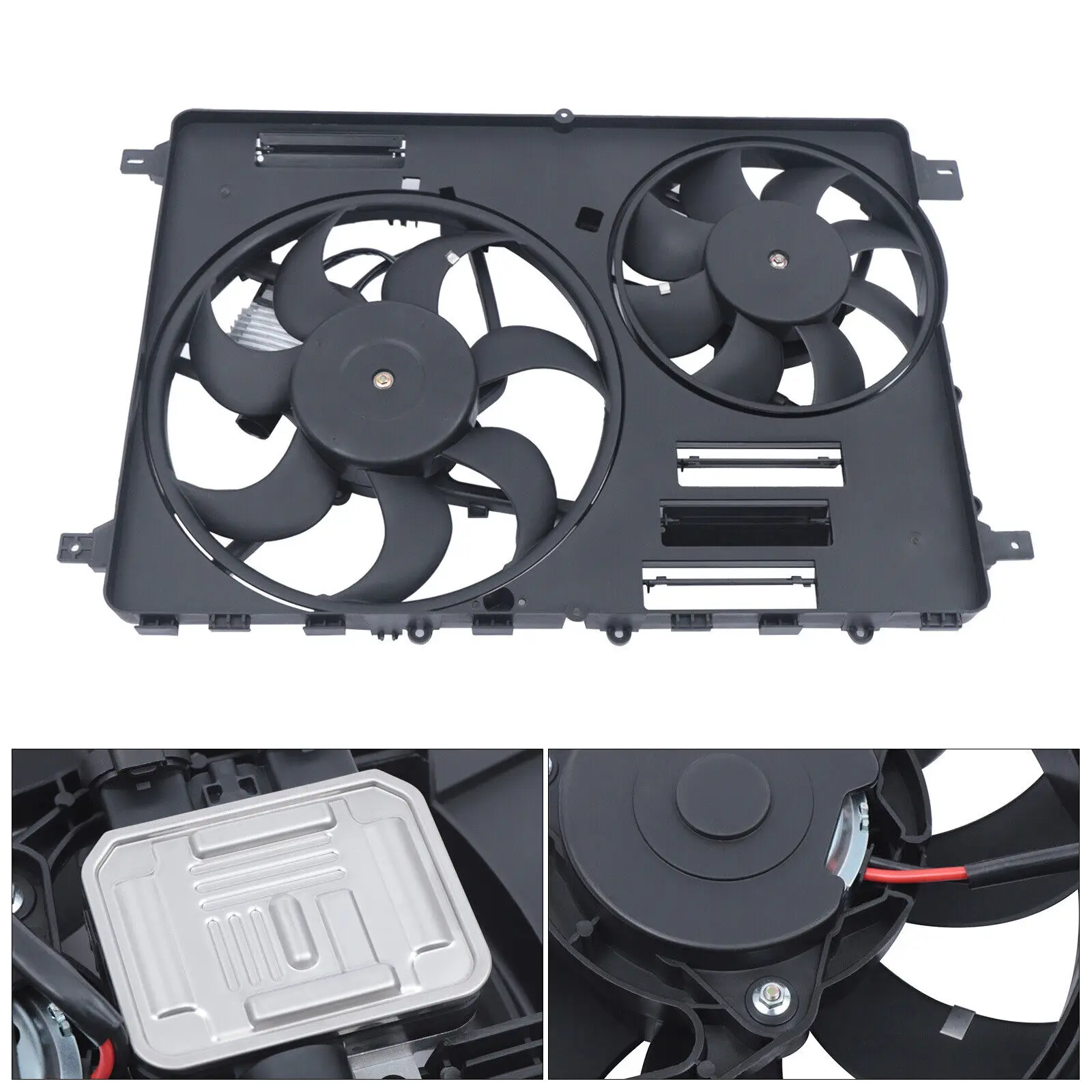 

Новый охлаждающий вентилятор в сборе для Volvo V70 S80 XC70 XC60 VO3115116 306686296 2008-16