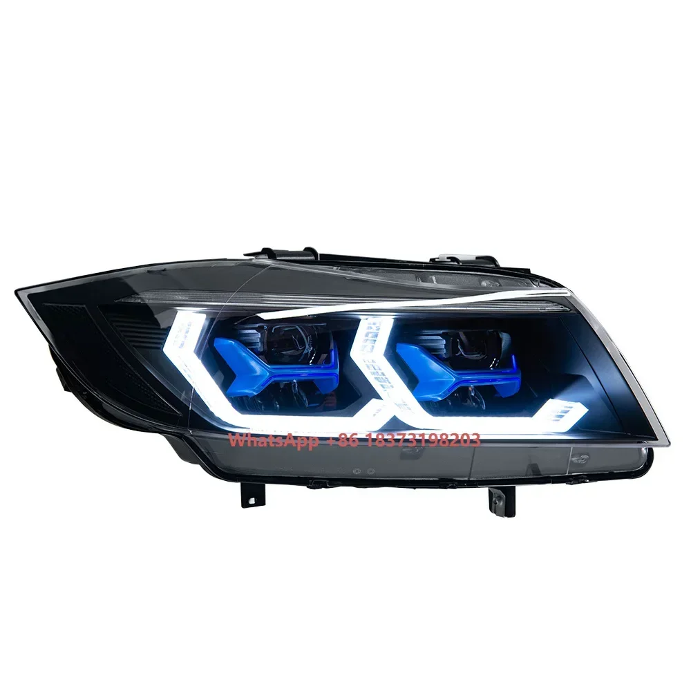 

Светодиодные фары AKD для BMW E90 (2005-2012) 320i, 325i, 318i: ДХО, указатели поворота, дальний свет, ходовые огни