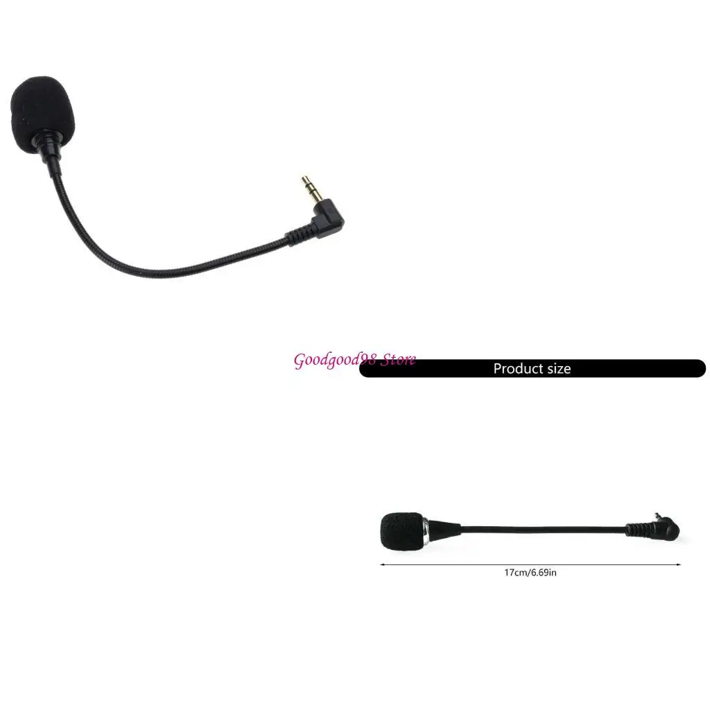 

Portable Mini Microphones Can Twist The Rod 3.5mm Sound External Microphones Plug and Play Easy and Fast
