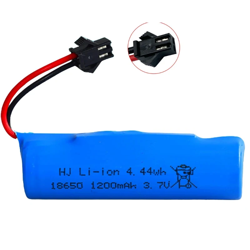 3.7v 1200mah 18650 Lithium Battery Rechargeable Battery For Rc Toys Helicopter Airplanes Car Baot Tank Gun Truck Motorcycles