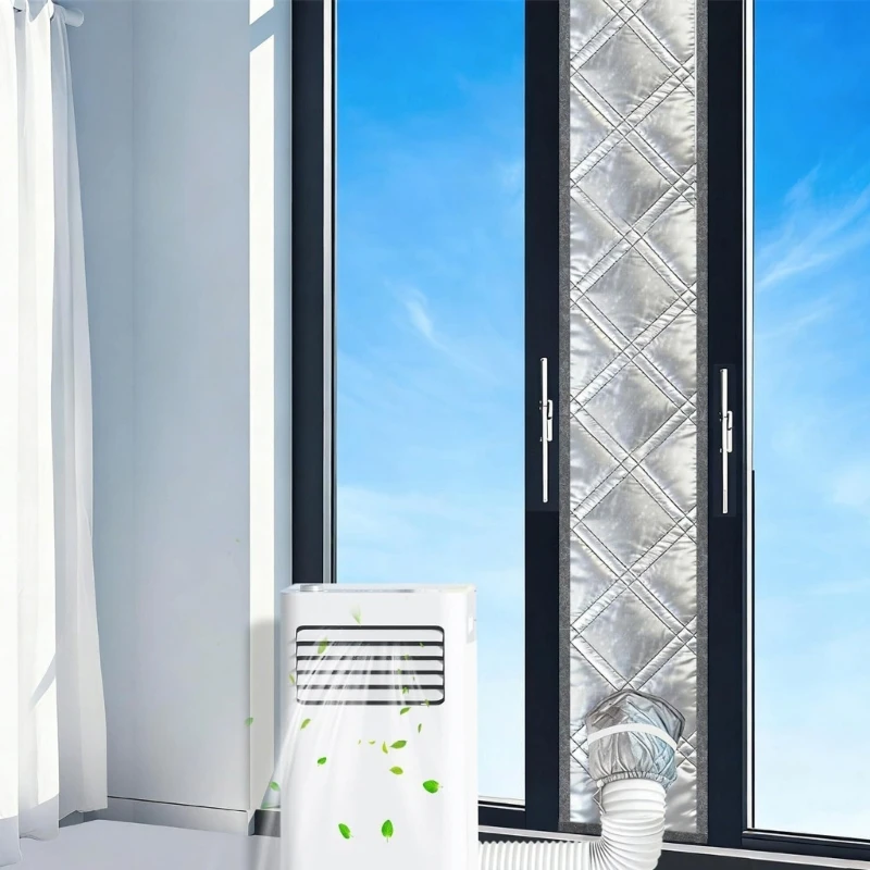 Portable Air Conditioner Wrap Cloth for Window Opening Draft Reduction M68E