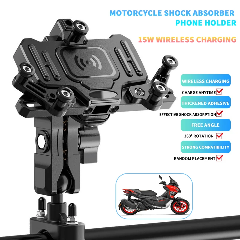 Motorcycle Mobile Phone Holder Wireless Chargingforfor Aprilia SR GT 200 SR Max250 300 125 APR300 SXR 125   Accesorios Bracket