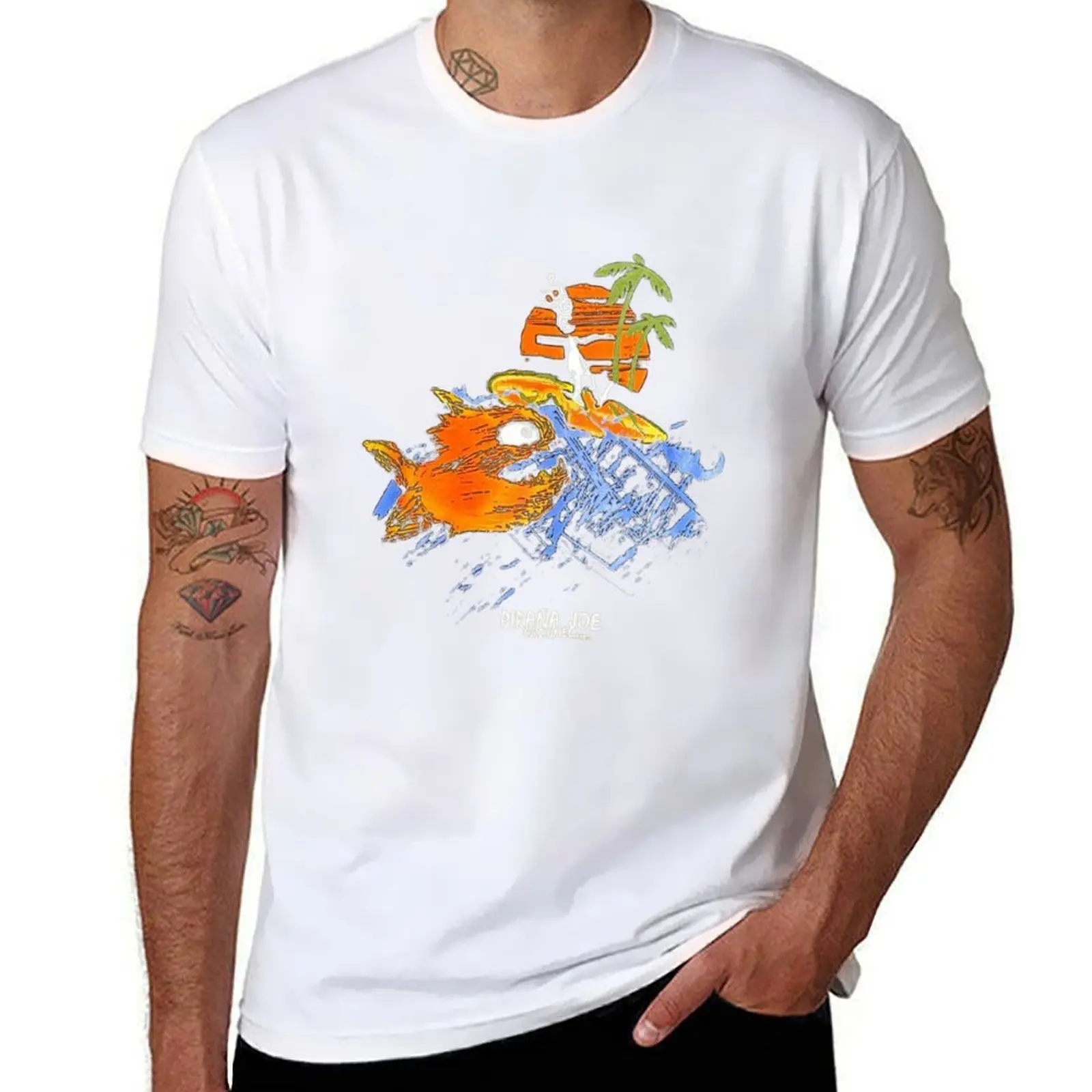 

Pirana Joe Cozumel Mexico T-Shirt funny t shirts dark humor t shirt man luxury T-Shirt