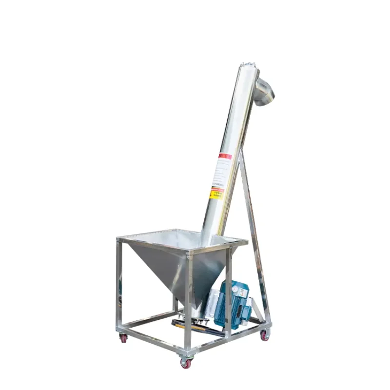 

Stainless Steel Screw Conveyor Automatic Plastic Pellet Powder Feeding Elevator Screw Feeding Machine