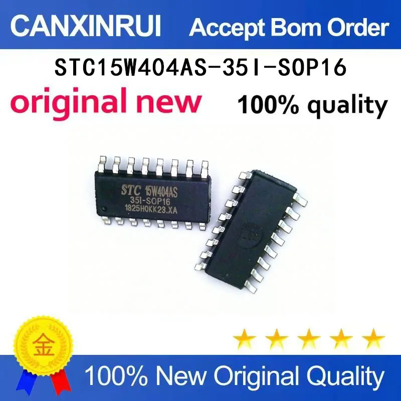 

(5-100 Pieces) Brand new original STC15W404AS-35I-SOP16 SOP16 SOP16 pin spot chip