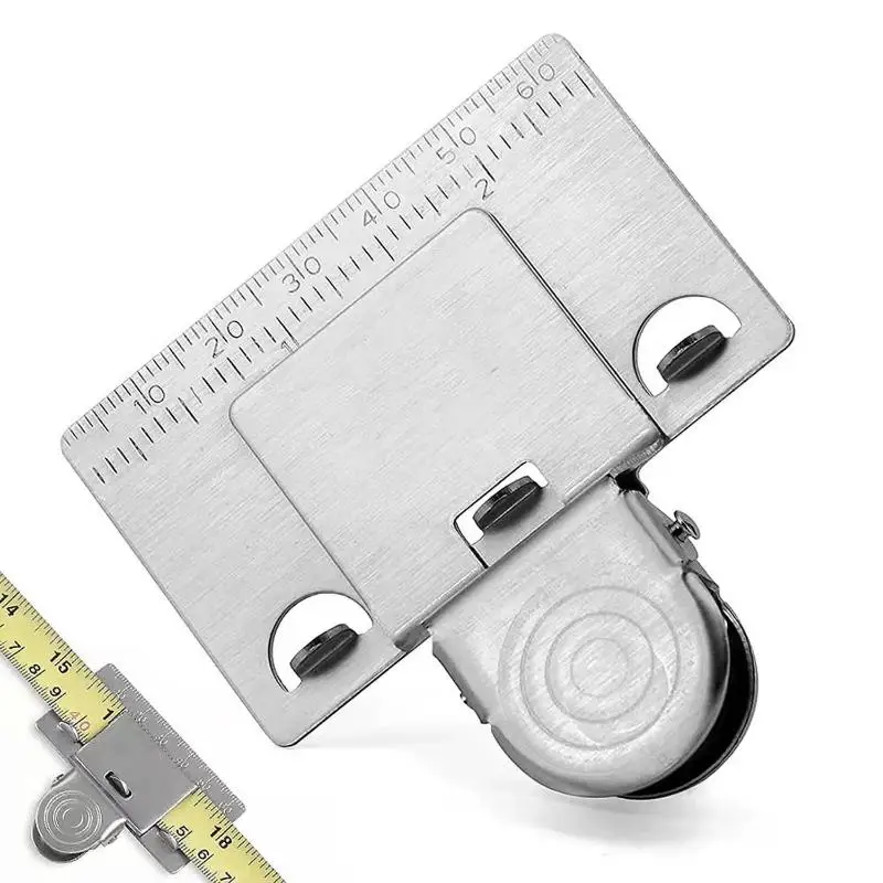 

1/2/3/4Pcs Metal Measuring Tape Clip Holder Precise Measuring Tool For Woodworking Positioning Easy To Mark Scribing Drawing