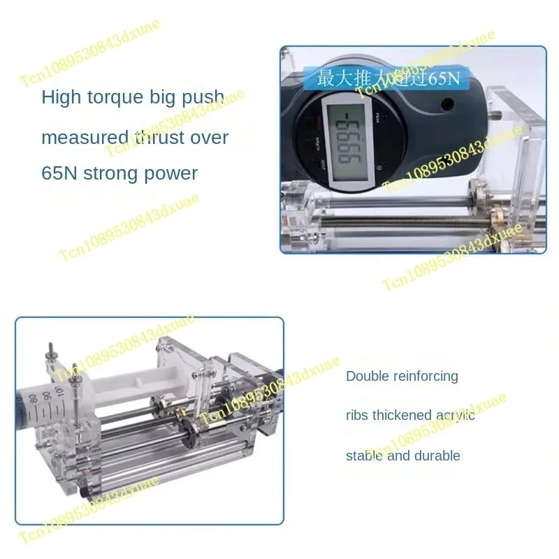 1-150ML Laboratory Micro Syringe Pump Desktop Precision Electric Injection Pump Propel Pump Liquid Glue Dispenser DC 12V NEW