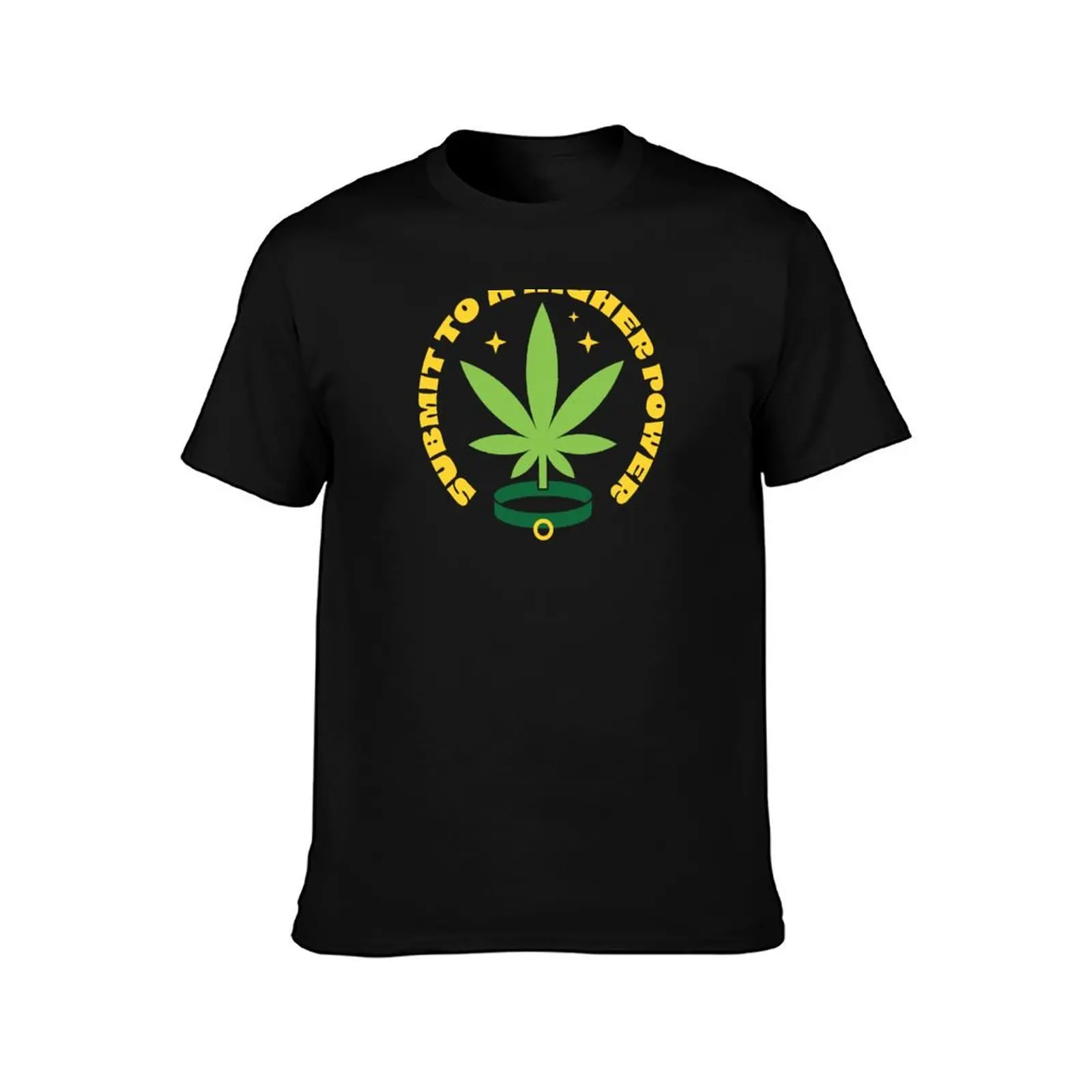 Submit to a Higher Power T-Shirt, Classic Crew Neck Shirt, Breathable Cotton Everyday Tee