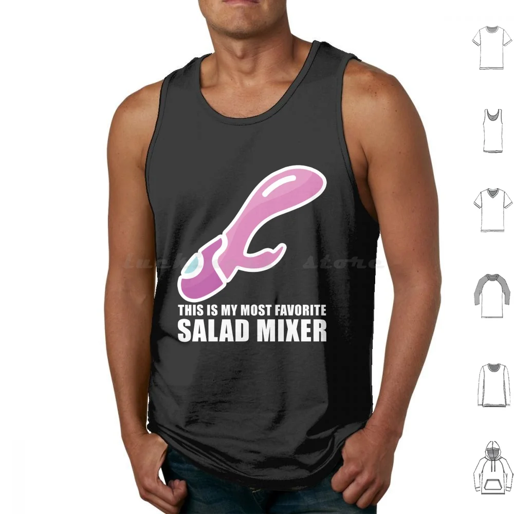 This Is My Most Favorite Massager Tank Tops Vest Sleeveless Funny Sexual Sayings Big Ass Girls Funny Sexual Puns Rainbow