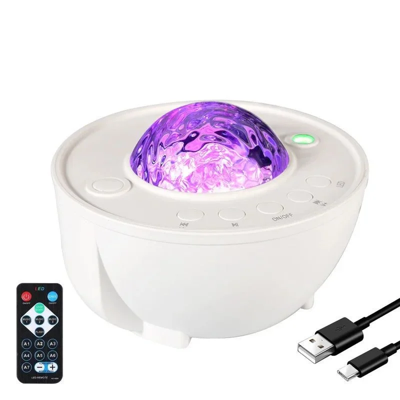 

LED Starry Galaxy Projector Night Light Rotating Star Moon Lamp Bedroom Aurora Projector Light Atmosphere Decor Lamps Gift Light