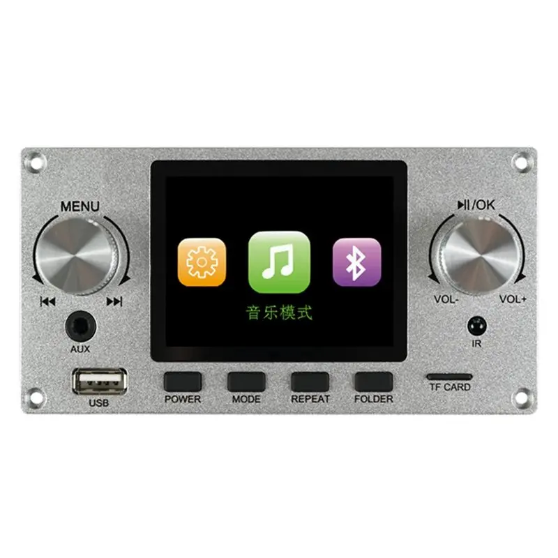 

[НОВИНКА A09R!] Цветной TFT-экран 2,8 дюйма, модуль аудиоплеера, DC 4,5-5,0 В, автомобильный FM-радиоусилитель, декодирование без потерь.