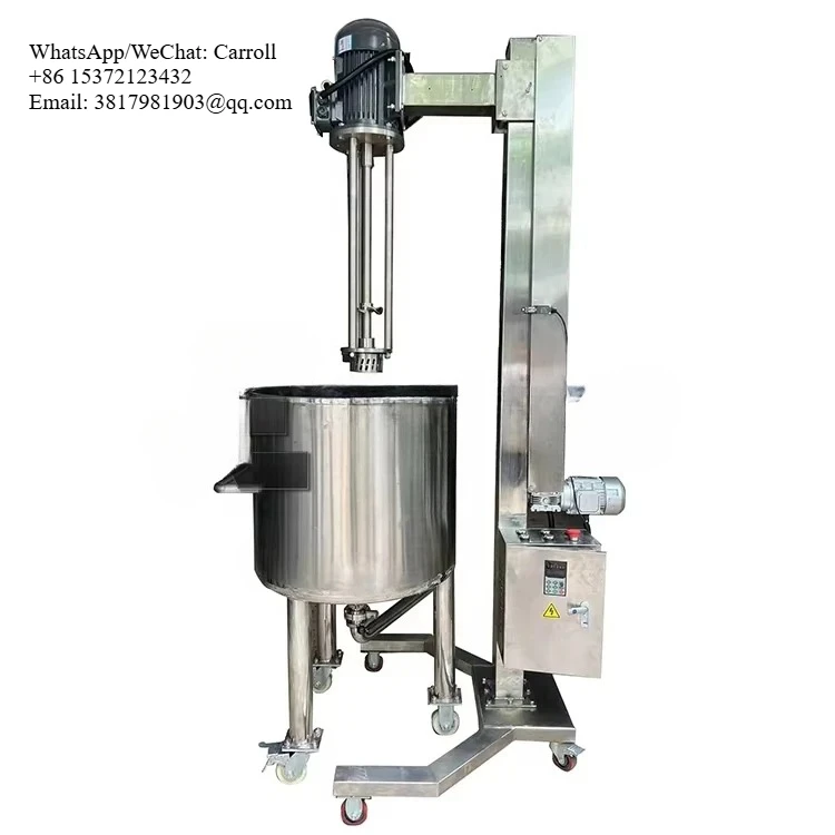 

Shampoo Cosmetic Cream Lift Emulsifier Emulsion Mixer Batch Cabomer Homogenizer Silverson High Shear Mixer