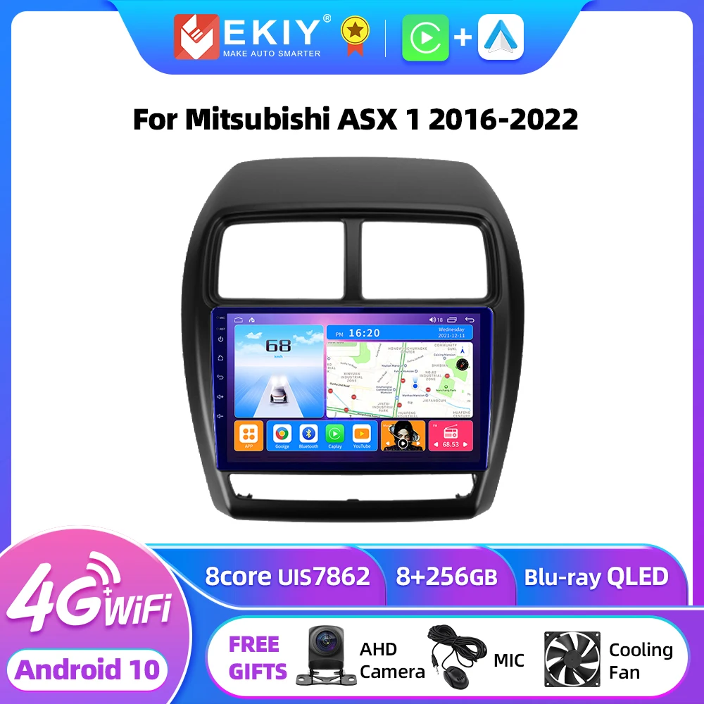 

EKIY T7 Android 10.0 For Mitsubishi ASX 1 2016 - 2022 Car Radio Multimedia Video Player Navi Stereo GPS No 2din Carplay DVD HU