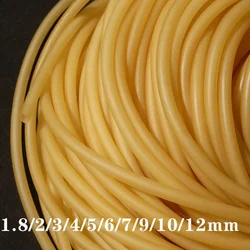 Nature Latex Rubber Hoses 2 3 4 5 6 7 9 10 12 14 17 mm ID x OD High Resilient Elastic Surgical Medical Tube Slingshot Catapult