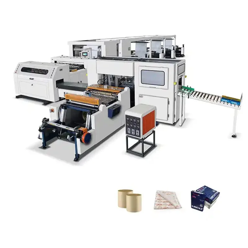 Full Automatic Copy Paper Making Slitting Machine A3 A4 A5 Size Paper Roll To Sheet Packing and Cutting Machine