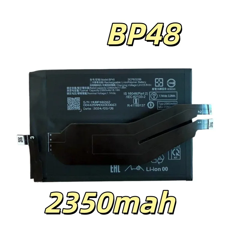 Replacement battery BP48 2350mah Compatible with K50 K50G phone batteries laptop lithium plate