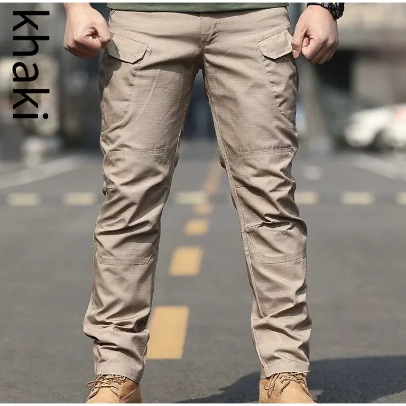 All Seasons Wear-Resistant Pants Tactical Multi-Pocket Military Wear Multifunctional Special Forces Uniform Men's Trousers