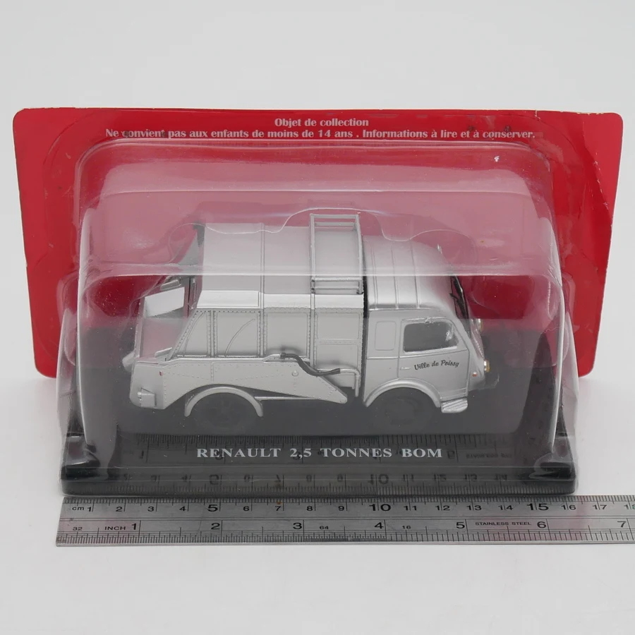 

Diecast Ixo 1:43 Scale RENAULT 2.5 TONNES Renault Garbage Transfer Vehicle Alloy Car Model Collectible Toy Gift Souvenir Display