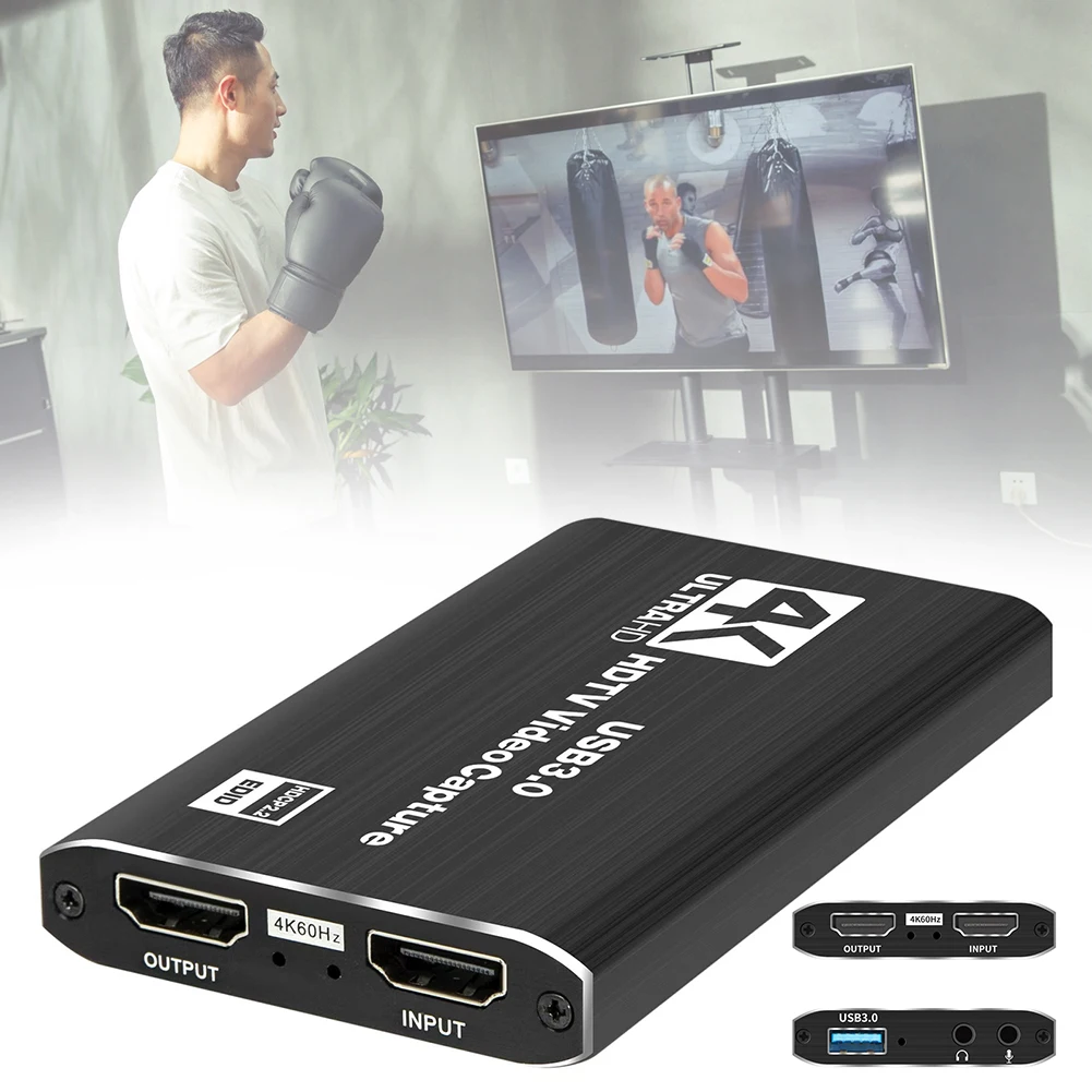 Video Captures Card Plug Play For Easy Setup Use For Gaming Setup