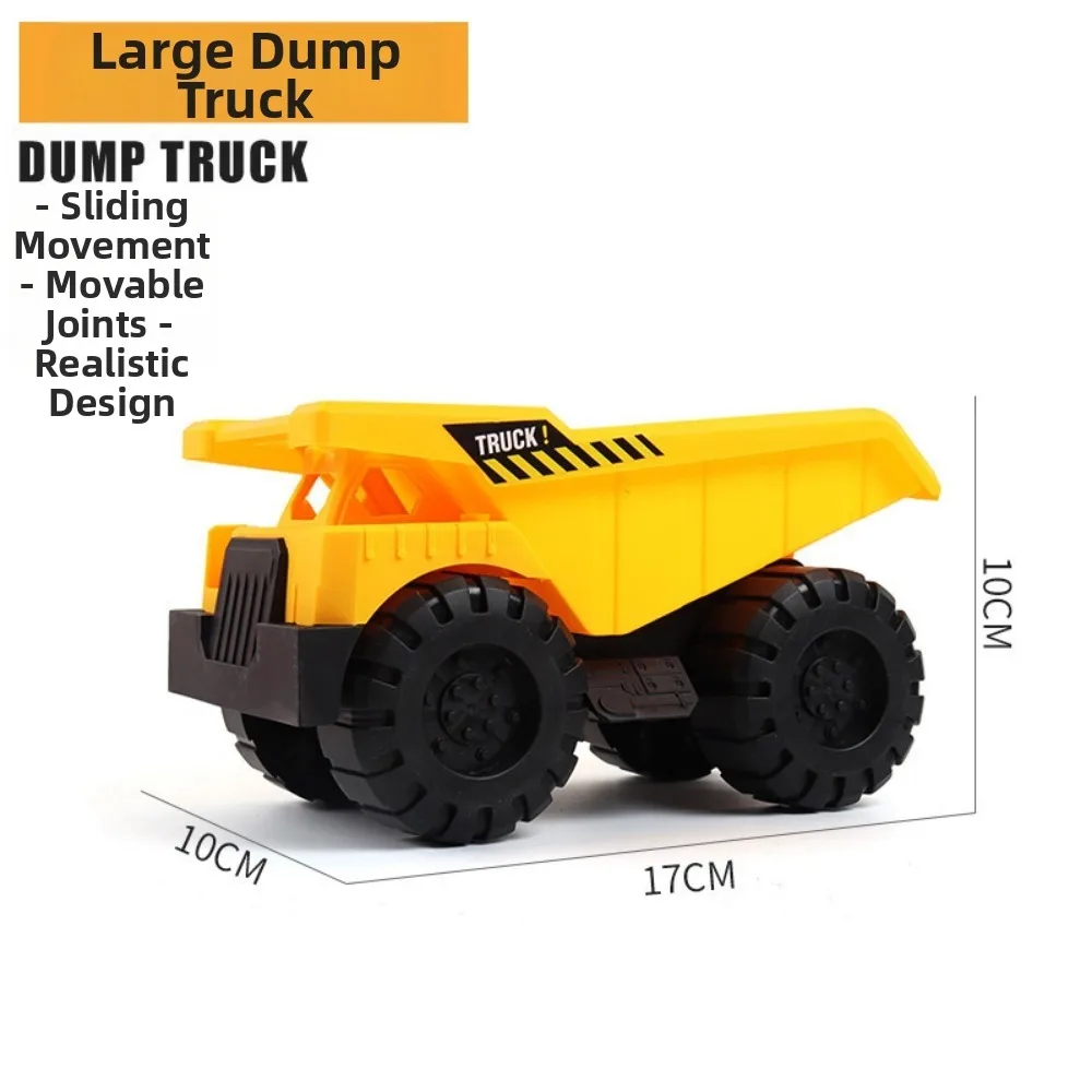 

High Quality Glide Way Forward Inertial Driving Trucks Plastic 3 Styles Beach Digger Bulldozer Tipper
