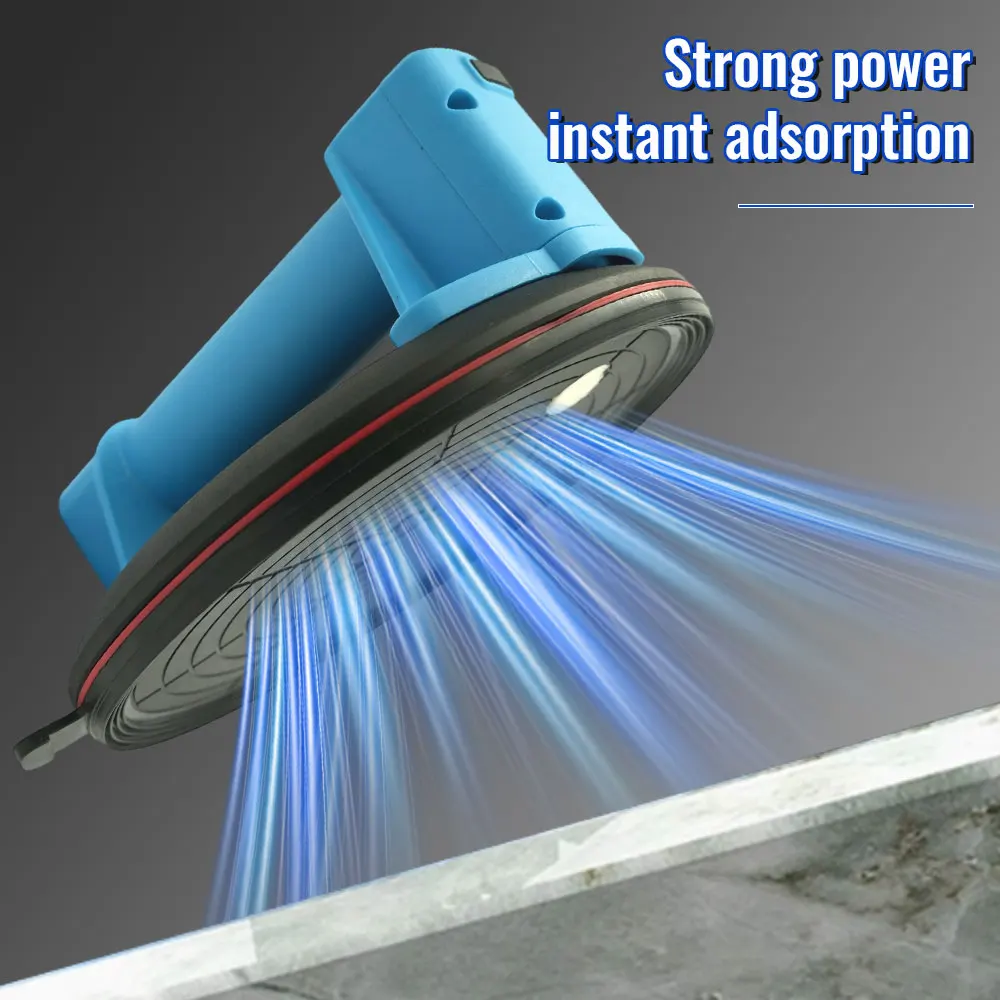 Tragbarer elektrischer Vakuum-Saugnapf, 200 kg Tragfähigkeit, robuster Vakuumheber für manuelles Heben von Granit, Fliesen, Glas