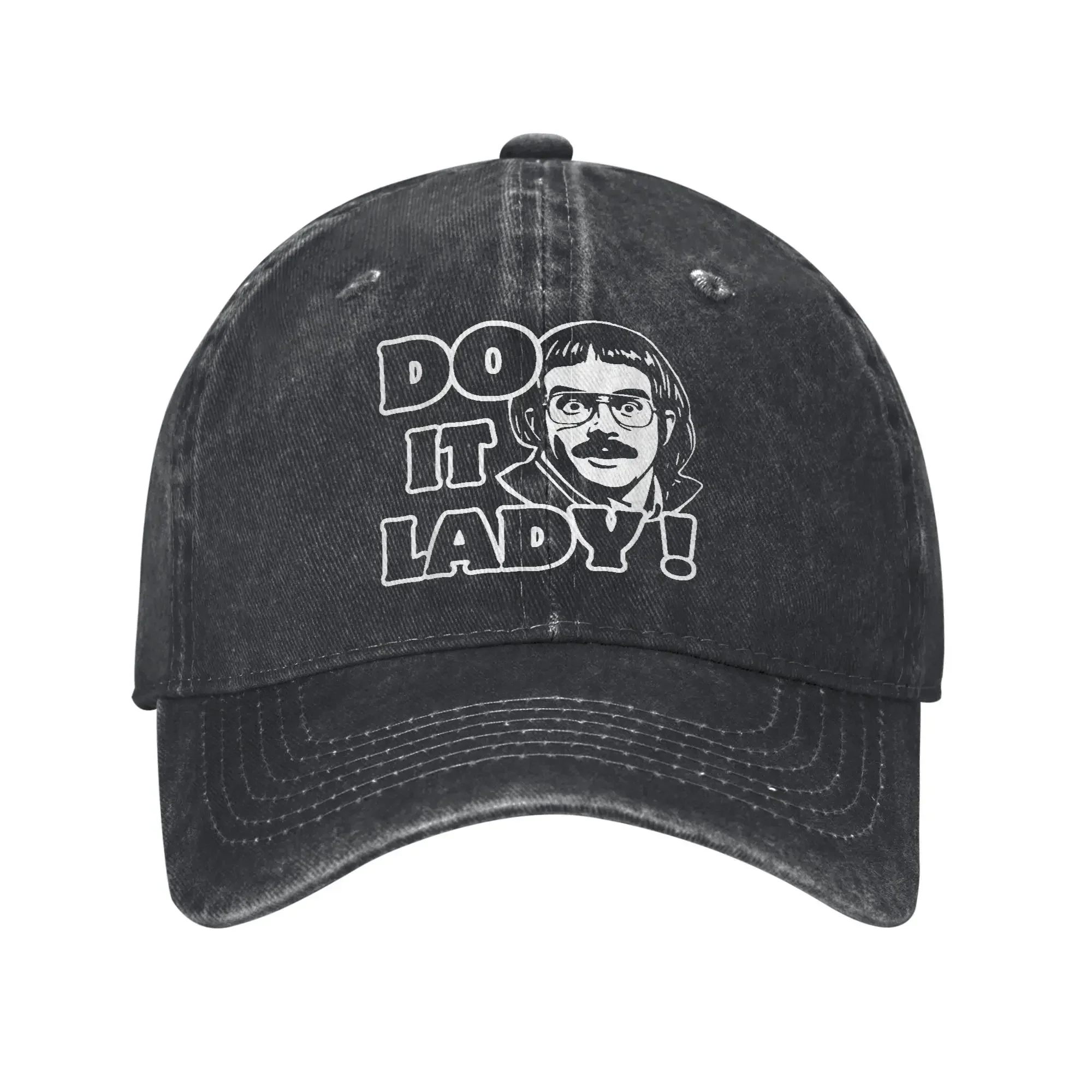 2026 Funny Do It Lady Chit Humor Unisex Baseball Caps Trending Saying Distressed Denim Hats Outdoor All Seasons Adjustable Sun C
