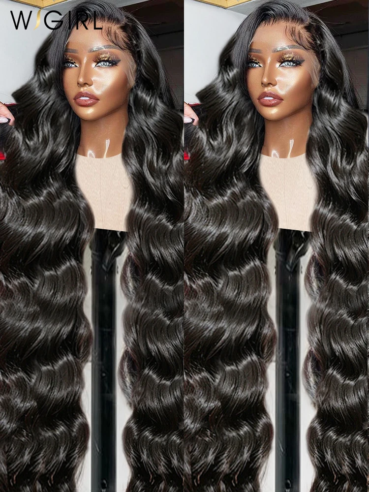 Wigirl 30 40 inch Body Wave 13x4 Lace Front Human Hair Wigs 250 Density Brazilian Hair 13x6 Lace Frontal Wigs For Black Women